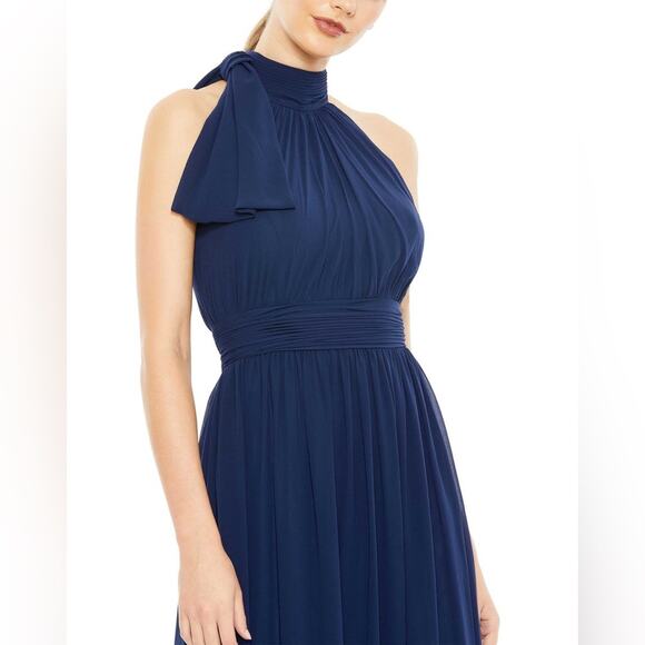 Ieena Mac Duggal High Neck Chiffon Gown #55035 - Picture 3 of 7